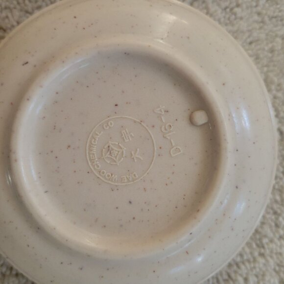 Melamine Restaurant Ware Plates Bowls Appetizer Sauce Dish Brown Cream 10 of eac - Picture 10 of 16